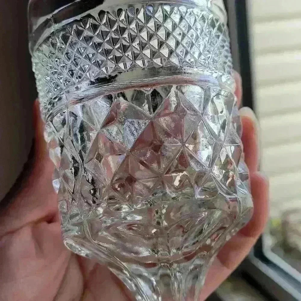 Vintage Set of 3 Wexford Anchor Pressed Glass from 1967 to 1998 Like New - Picture 7 of 16